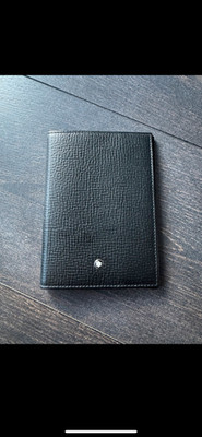 Montblanc Reisepassetui Leder schwarz