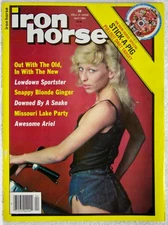 Iron Horse Magazine by Easyrider April 1984 Very Good Plus Condition