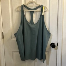 NWT All In Motion Women’s Plus 3X Green Racerback Tank Top Sleeveless Active