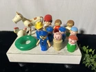 Vintage - Fisher Price - Playskool - Little People - Lot of 13 - Farm - Toys