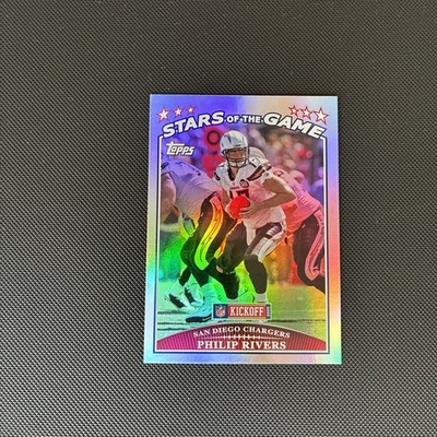 2009 TOPPS FOOTBALL STARS OF THE GAME PHILIP RIVERS #SG11 B1-1