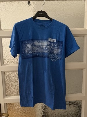 Hard Rock Cafe Shirt Edition Größe S Small Miami blau