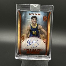 2023-24 Topps 3 Ben Sheppard Full Court Signs On-Card Auto /25Encased
