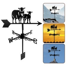 Sheep Weather Vane Roof Child Outdoor Metal Wind Direction Indicator
