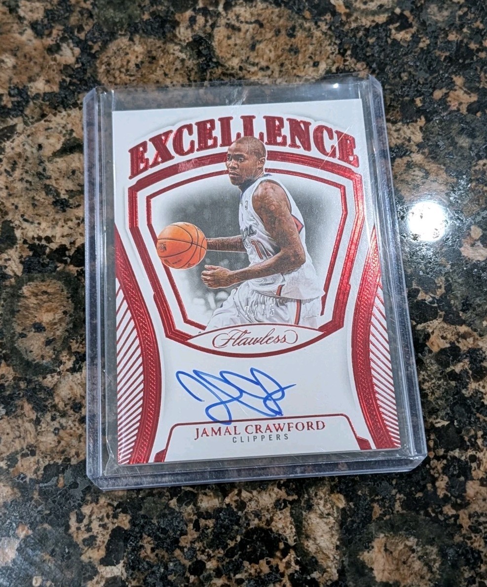 2024-2025 Panini Flawless Jamal Crawford Excellence Auto /15