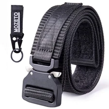MOZETO Tactical Belts for Men 1.5" Nylon EDC CCW Gun Belt for Concealed Carry...