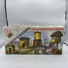 REVELL T-900 2:249 HO SCALE BUILDINGS 4 TRACKSIDE BUILDINGS  READ