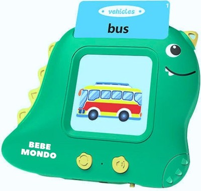 Talking Flash Cards Learning Machine Kids Educational Toy 112 Cards Rechargeable