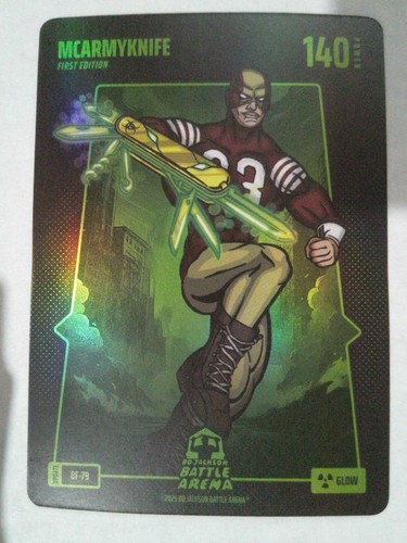 Christian Mccaffrey MCARMYKNIFE Bo Jackson Battle Arena Update GLOW FOIL 2025