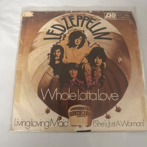 7" Single Vinyl Led Zeppelin - Whole lotta love GERMANY Record 45
