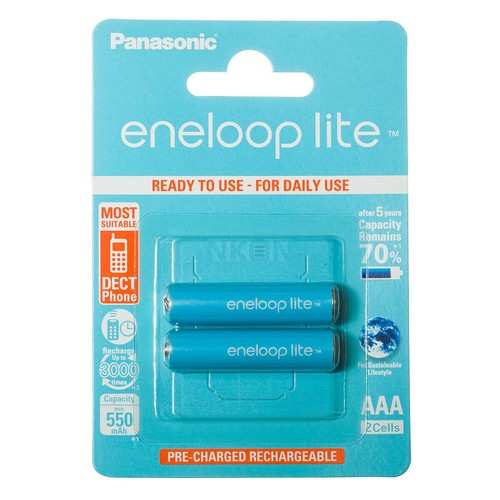 Panasonic eneloop AAA Micro Aa Mignon Batterie Pile Lite Ricaricabile Versione - Foto 12 di 20