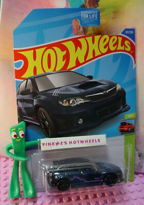 2022 Hot Wheels SUBARU WRX STI #67 black-blue ✰hw