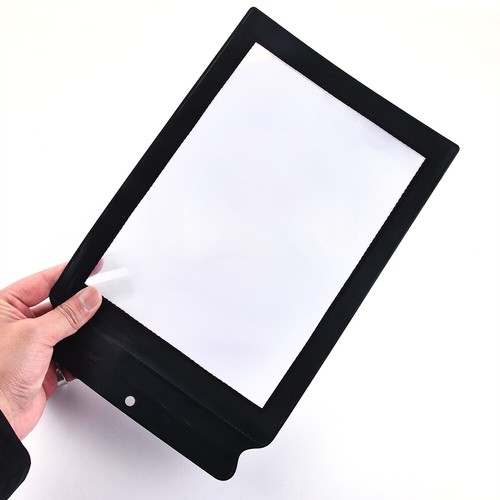 A4 Full Page Magnifier Sheet LARGE Magnifying Glass Reading Aid Lens UK - Picture 3 of 11