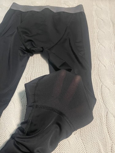 All In Motion Boys Large 10-12 Fitted Performance Tights Black and Gray - Picture 6 of 8