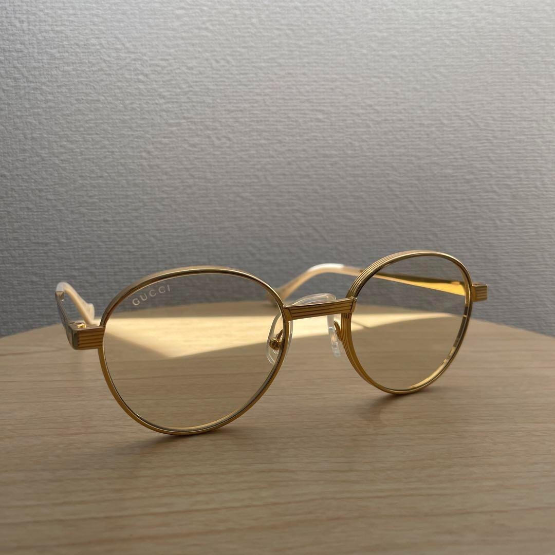 小物 GUCCI sunglasses vintage gold unisex Gucci Sunglasses 2009 Vintage Brown Tortoise Gold Large GG