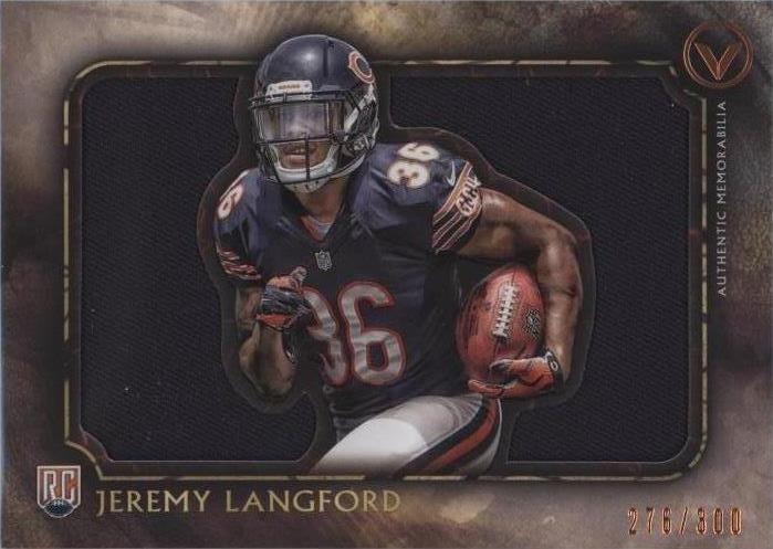 2015 Topps Valor Jeremy Langford #VJR-JL - 1 of 2