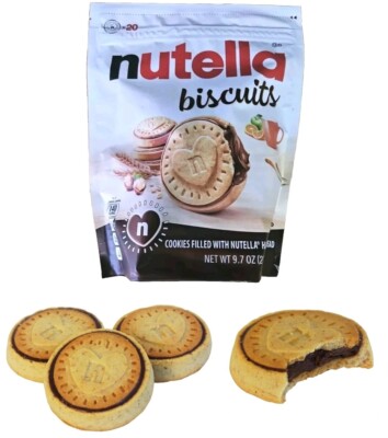 1 PKS OF 20 Nutella biscuits Cookies Filled With Nutella