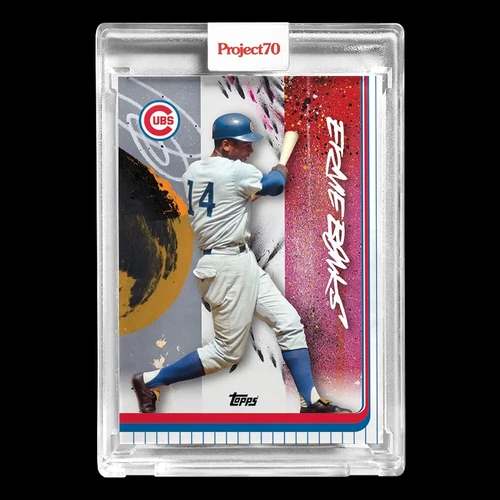 Topps Project 70 Card 208 - Ernie Banks by FUTURA - PR 1605!