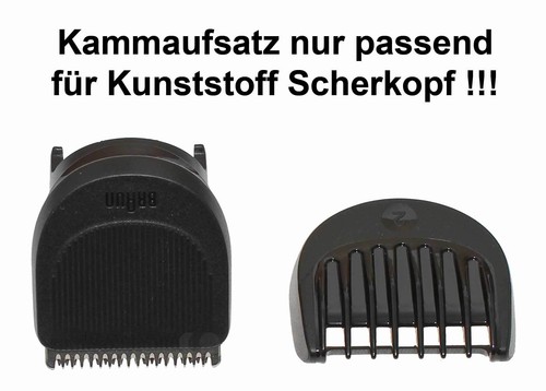 Braun Kammaufsatz 2mm 2019 für Typ 5513 5514 5515 5541 5544 | 81695624 | NUR für - Bild 4 von 4