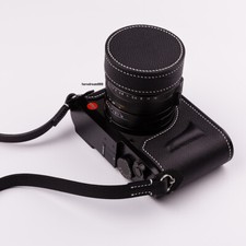 Half Case For Leica Q2 Camera Grip Genuine Leather Insert Cover Kontice Handmade