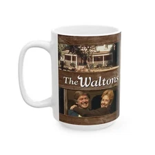 The Waltons 15oz Ceramic Mug, Classic TV Show Fan Gift, Coffee Cup, TV
