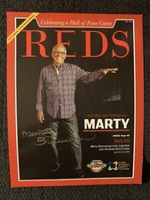 Marty Brennaman 2019 Print Picture Baseball Cincinnati Reds Farewell Signed Auto