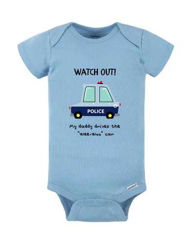Daddy Wee-Woo Car Cute Onesie - Picture 9 of 14