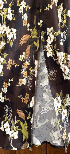 Ryegrass Women's Plus Size Brown Floral Spaghetti Strap Maxi Slip Dress XXL - Picture 4 of 10