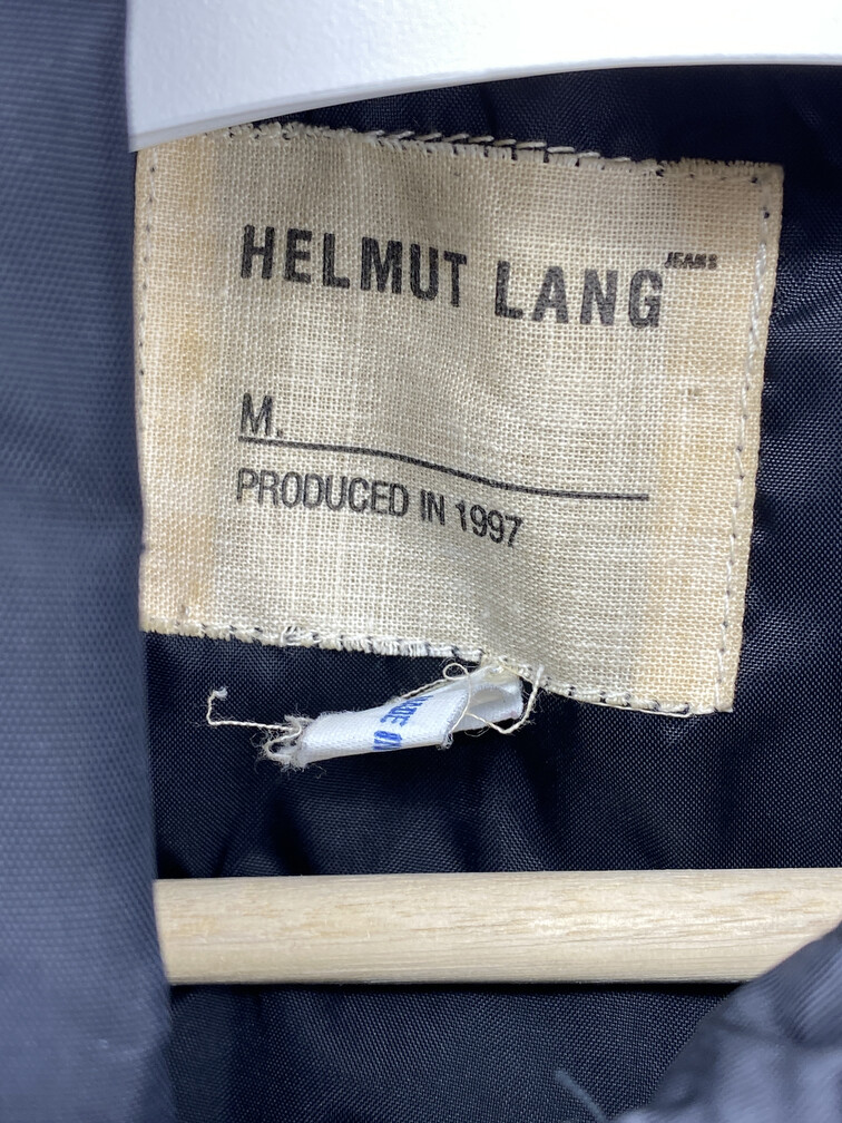 デッドストック HELMUT LANG VINTAGE AMERICAN 90s Vintage Womens HELMUT LANG Denim Jacket Trucker Made In
