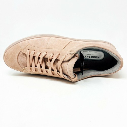 Sneakers casual da uomo Kenneth Cole Colvin scamosciate rosa pesca taglia 9 - Foto 4 di 5