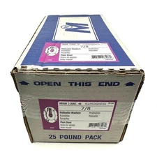 7/8" Midwest Fastener Plain Steel Malleable Washers (46 pcs.)