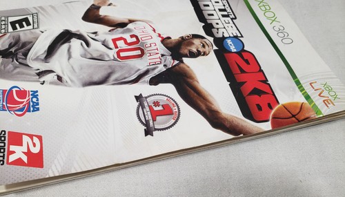 to complete cib College Hoops 2K8 NCAA AUTHENTIC Case Manual XBox 360 Sport 2008 - Imagen 6 de 8