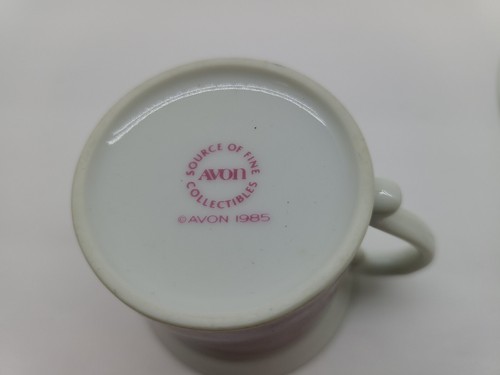 Avon European Tradition teacup saucer collection France 1985 porcellana Coffe - Picture 6 of 6