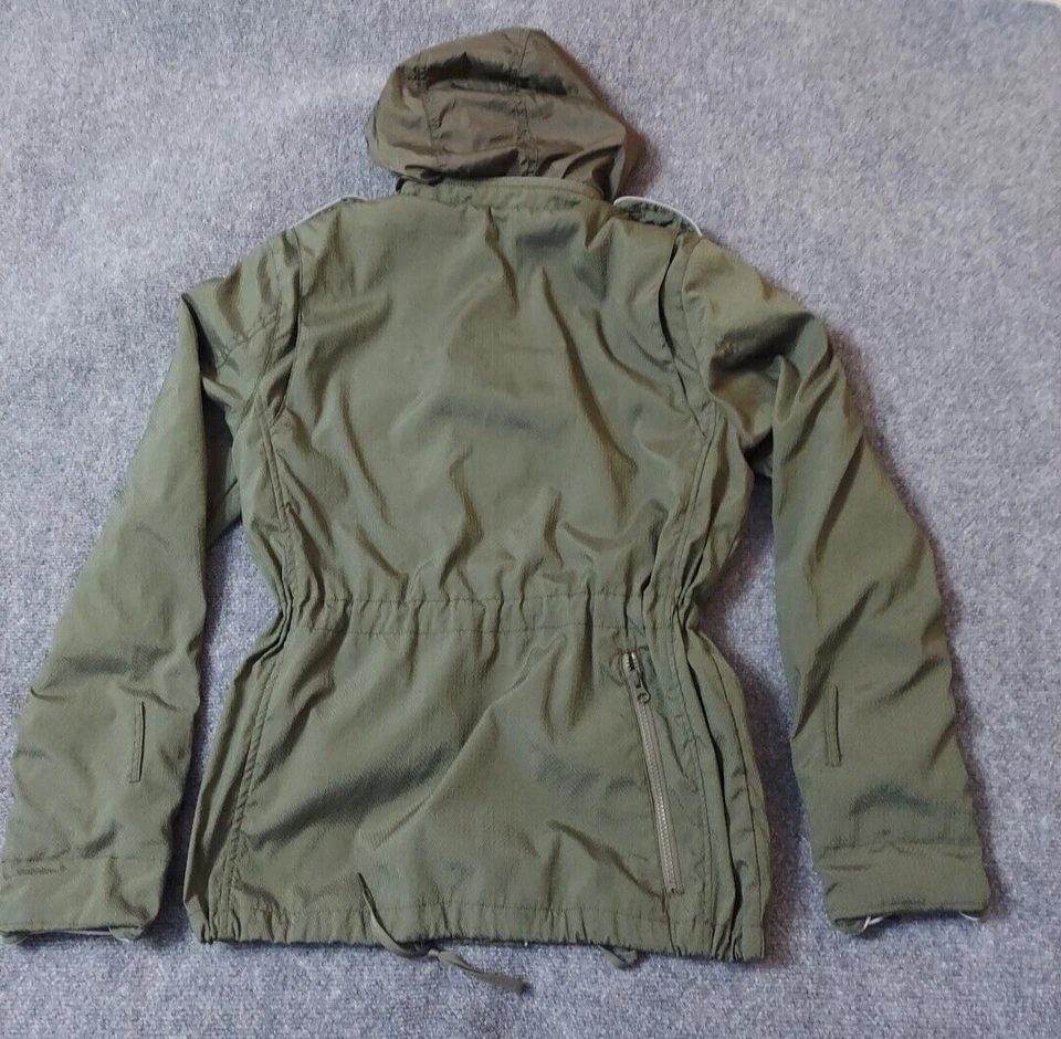 彪马 Mihara Yasuhiro 夹克男式 XL 绿色军用野战实用全拉链帽 — 第 4/4 张图片