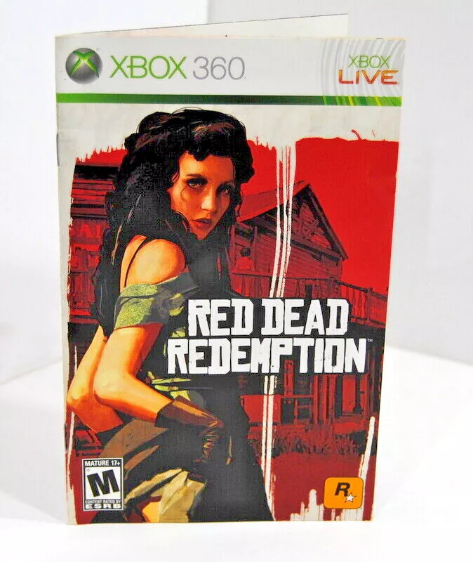 Red Dead Redemption, Manual Only (NO GAME!), Microsoft XBOX 360