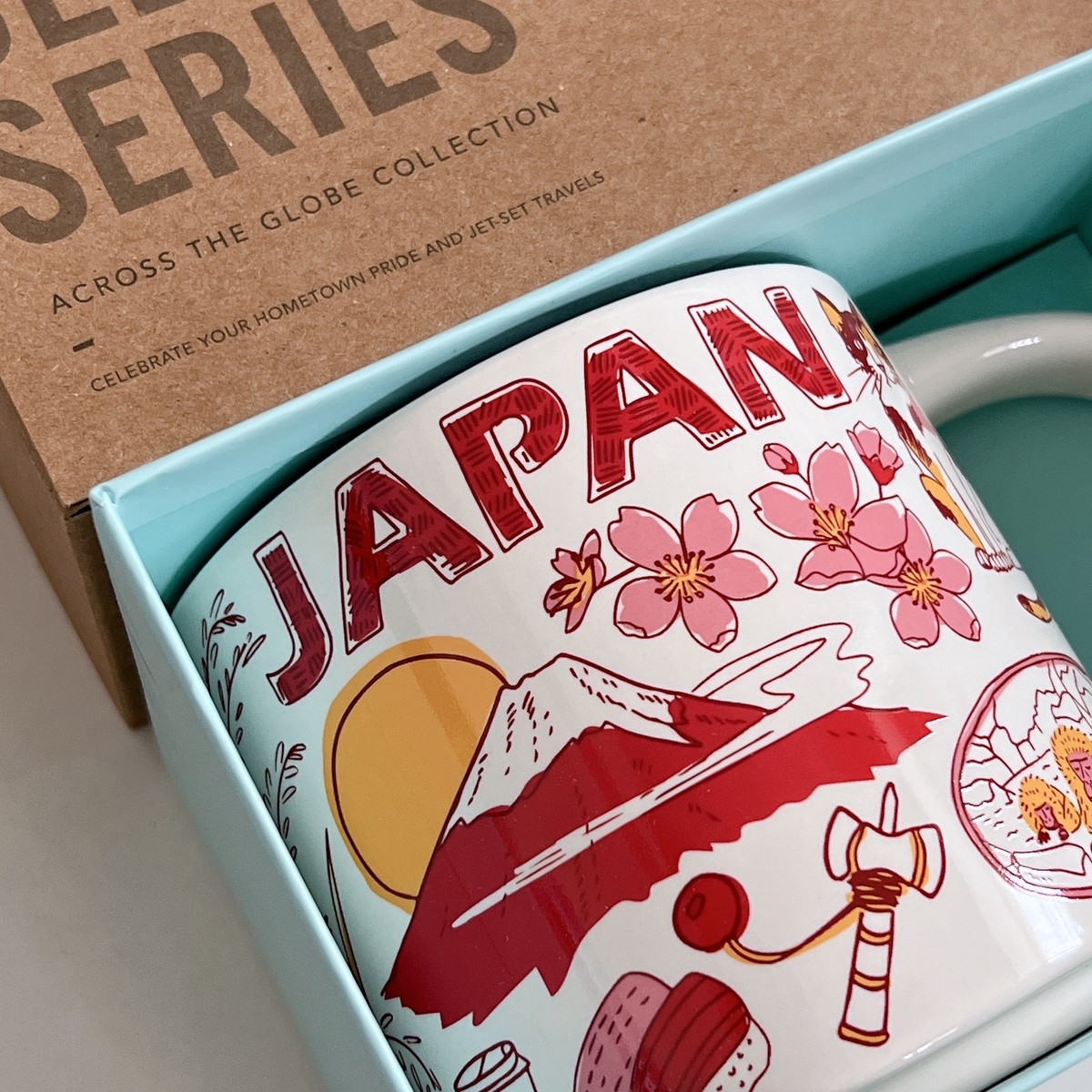 STARBUCKS JAPAN Been There Coffee Mug Series 14oz W/Box New