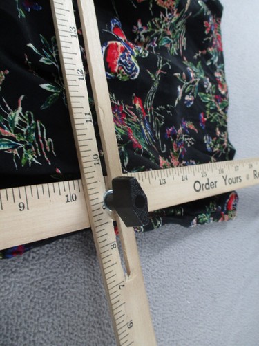 Princess Highway Jumpsuit Womens 14 Black Green Tie Belted Floral Boho Wide - Picture 7 of 15