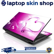 Laptop Skin Sticker for Apple Asus Dell 13"-16" Notebook Decal Cover Pink Heart