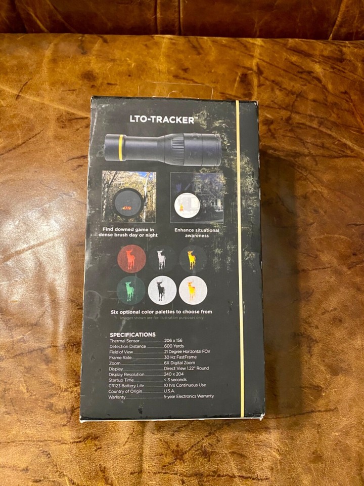 LEUPOLD LTOTRACKER THERMAL IMAGING MONOCULAR 6X DIGITAL ZOOM 206X156 MATTE eBay
