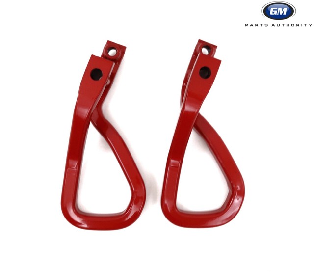 OEM GM Red Recovery Front Tow Hooks 84280203 GMC Sierra 1500 20192021