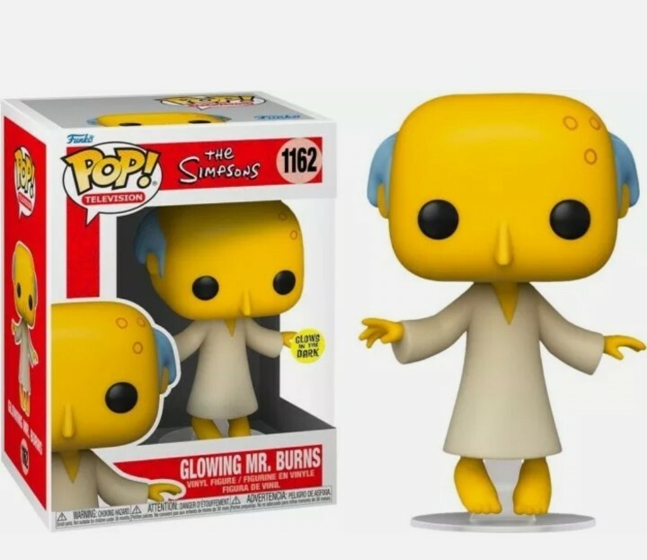 FUNKO POP THE SIMPSONS GLOWING  MR BURNS 1162 New In Stock Glow In The Dark GITD