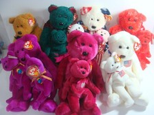 Large Lot of 17 Ty Beanie Buddies and Beanie Babies Plush Adult Owned with Tags