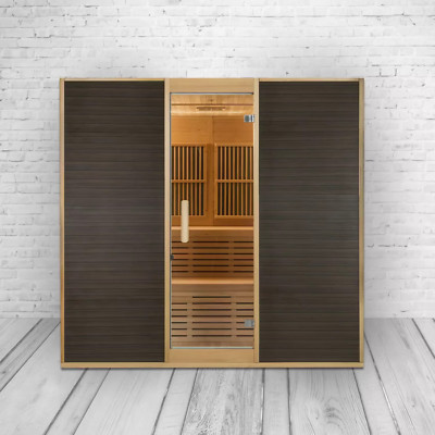 Infrarotsauna Alpha III Sauna Infrarotkabine Hemlock