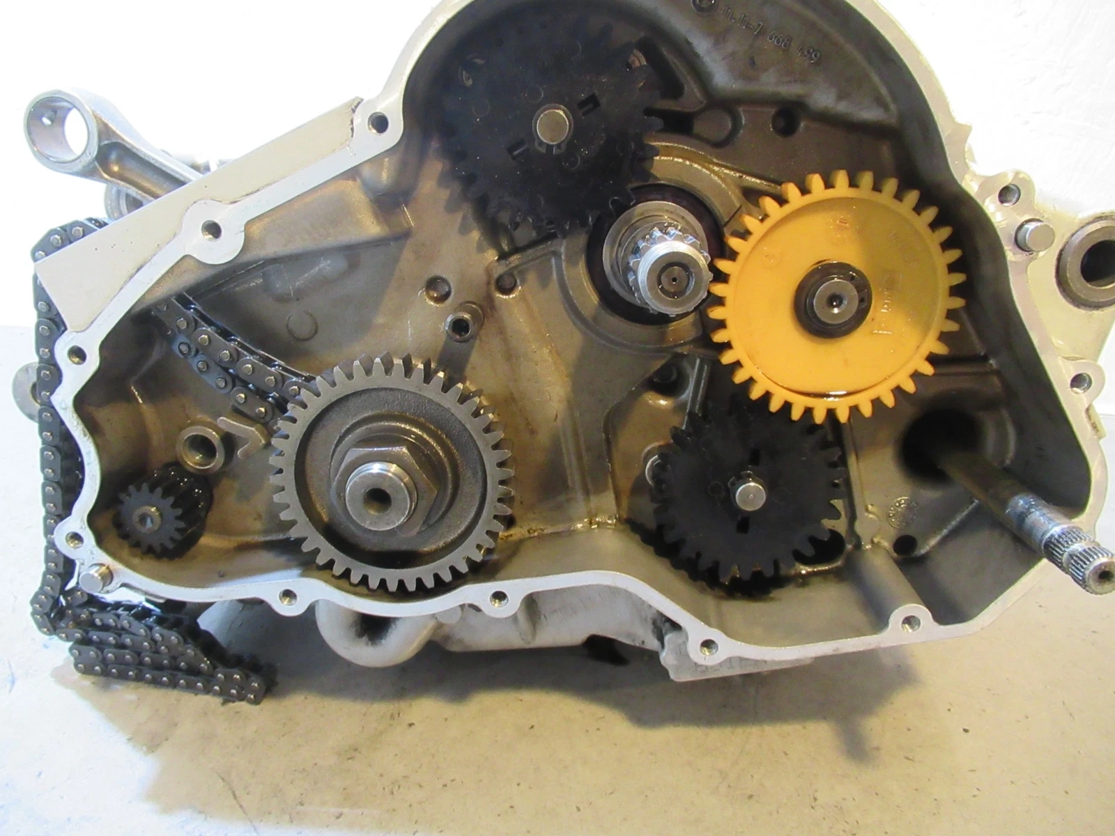 BMW F650 CS Engine Crank Case Bottom End 2003