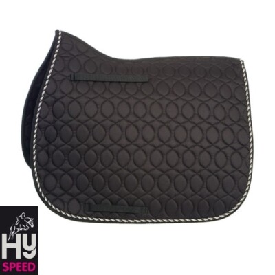 SCHWARZE PONY SCHABRACKE HySPEED Deluxe Schabracke mit Kordelbindung hoher Widerrist