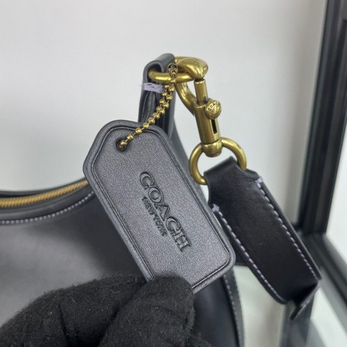 COACH Juliet Shoulder Crossbody Bag CR981 Black Leather Outlet New from Japan - Picture 6 of 8