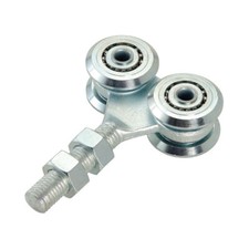 4 Rulli Per Porte Scorrevoli In Acciaio E Rame - Ricambio Per Patio E Finestre, Con Viti - Foto 7