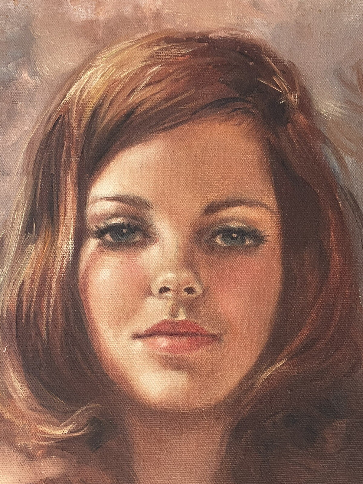 Leo Jansen Original Vintage Oil On Canvas Signed Painting Playboy