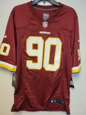 NIKE MEN'S GAME JERSEY, BURGUNDY, WASHINGTON FOOTBALL, MONTEZ SWEAT, SMALL