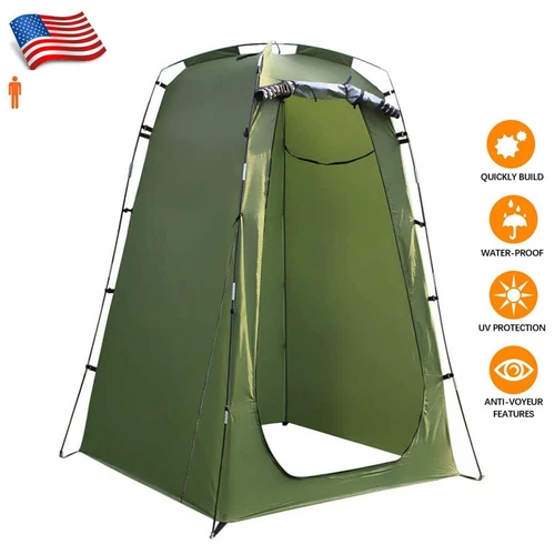 Pop-Up Privacy Tent Portable Outdoor Camping Shower Toilet Changing Room Hiking - Picture 16 of 16